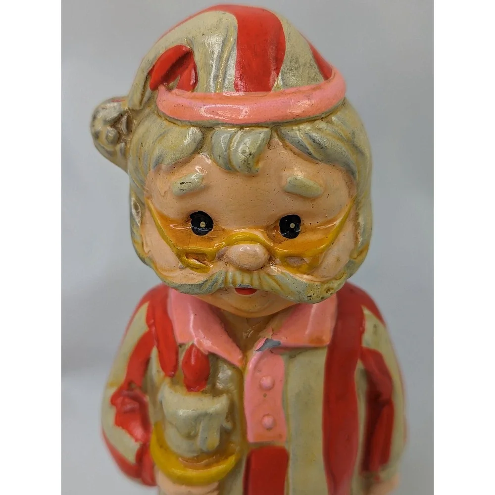Vintage Santa Claus Figure‎ Pajamas 7 Inch Japan